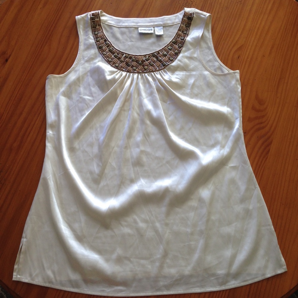 Silk tank top